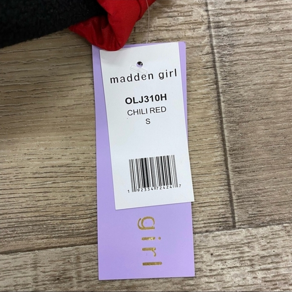 Madden Girl Faux Fur Red Parka - Picture 4 of 4